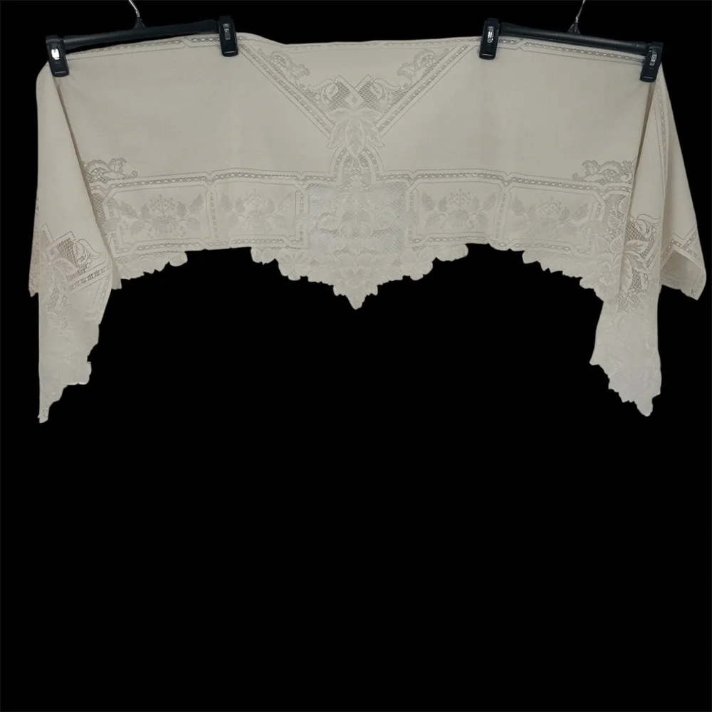Vintage Heritage Lace New Teatime, Teapot Mantle Scarf 18 x 86